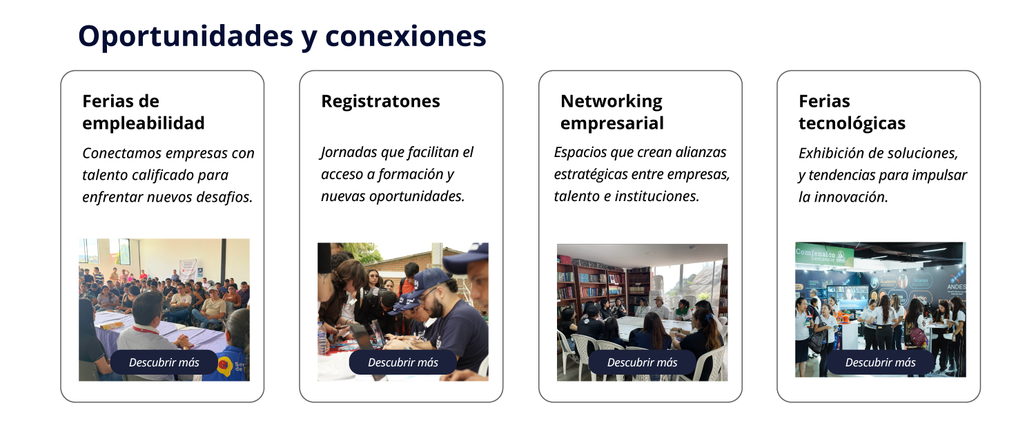 Oportunidades y conexiones
