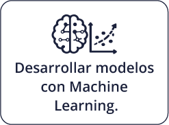 Desarrollar modelos con Machine Learning.