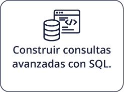 Construir consultas avanzadas con SQL.