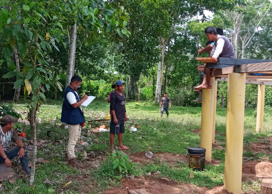 Mercado campesino apoyado por ASOANDES