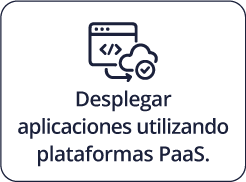 Desplegar aplicaciones utilizando plataformas PaaS.