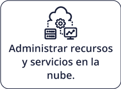 Administrar recursos y servicios en la nube.