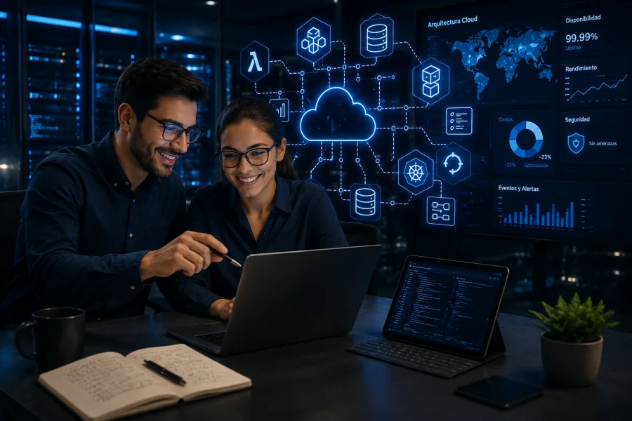 Diseño de arquitecturas cloud resilientes y paneles de disponibilidad
