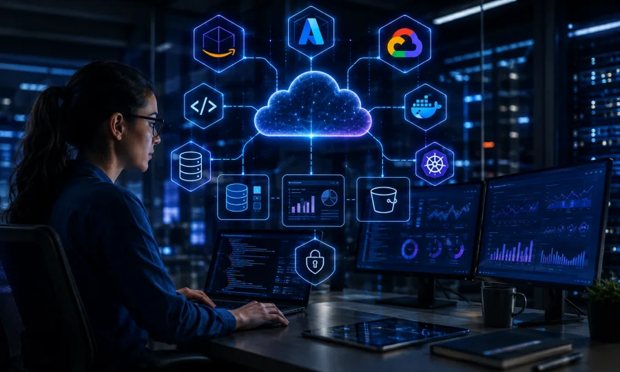 Trabajo con servicios de AWS, Azure y Google Cloud