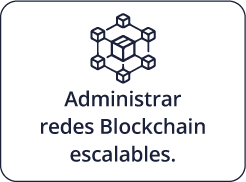 Administrar redes Blockchain escalables.