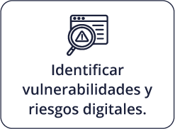 Identificar vulnerabilidades y riesgos digitales.